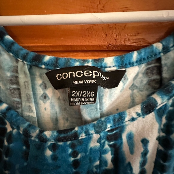 Sundress 2x blue black and white - Picture 2 of 3